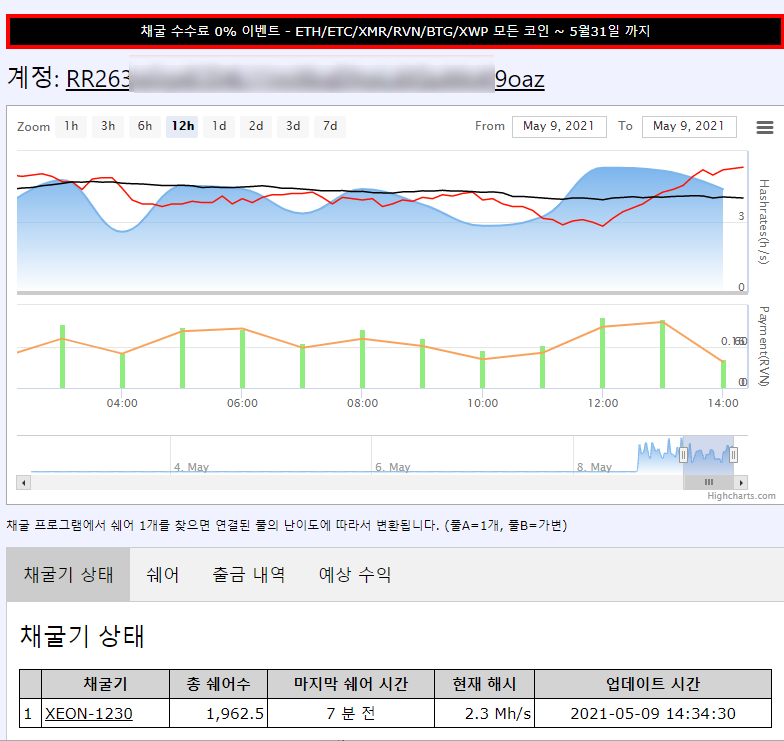 606 레이븐 코인 채굴 방법