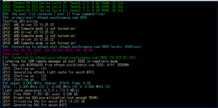660 [ Solved ] disabling dag pre-allocation (not enough vram) phoenix miner