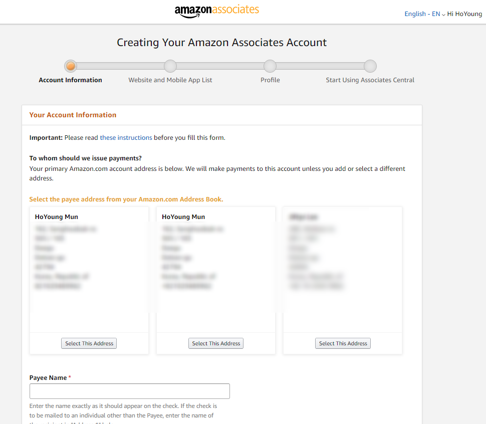 994 amazon affiliate marketing 아마존 어필리에이트 가입
