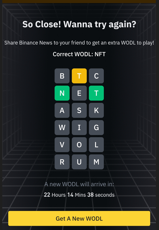 876 binance wodl words answers today 2022-08-01